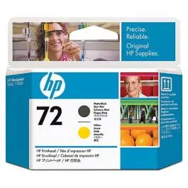 Toneri za InkJet i Plotere No.72 Matte Black and Yellow Printhead za T610/T1100 C9384A HP 