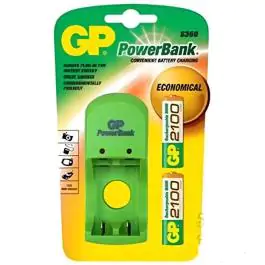 Punjač baterija PB360GS210-UE2 + 2x2100mAh AAA GP
