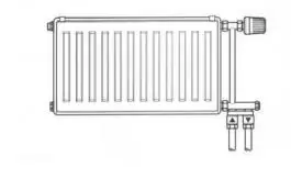 Radijator metalni 600x900mm kompakt 22K VOGEL & NOT