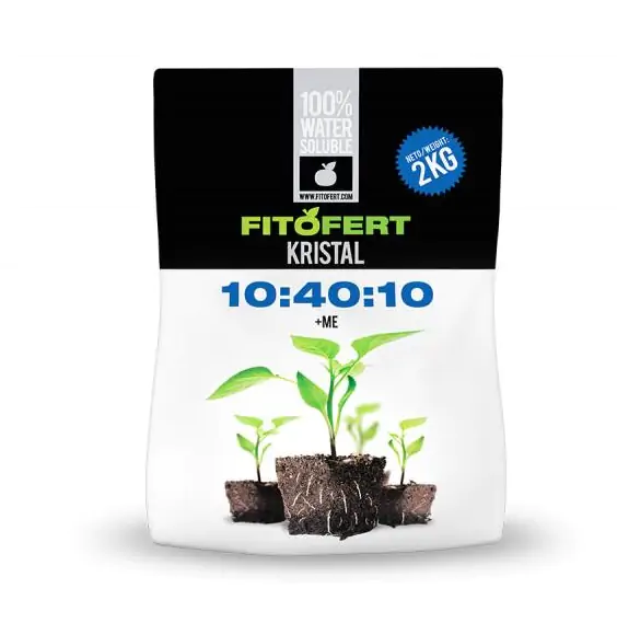 Kristalno vodo-rastvorno djubrivo 2Kg KRISTAL 10-40-10 FitoFert