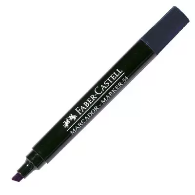 Marker permanentni crni kosi  FaberCastel