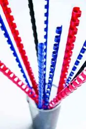 Plastična spirala ovalna 25mm 50kom crvena FELLOWES