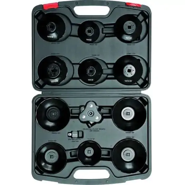 Garnitura od 13 delova za skidanje filtera ulja u plastičnoj kutiji YATO