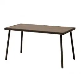 Baštenski  sto SANDVIKA 140x82cm čelik-veštačko drvo