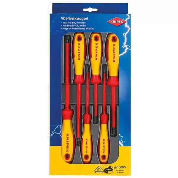 Set odvijača 6 kom VDE 00 20 12 V01 Knipex - proizvod na akciji