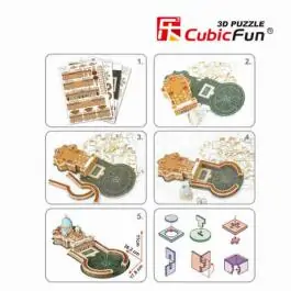 3D Puzzle Bazilika Svetog Petra u Vatikanu CUBICFUN