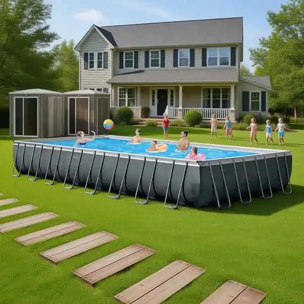 Bazen sa peščanom pumpom 9.75 x 4.88 x 1.32 Ultra Frame Intex - proizvod na akciji