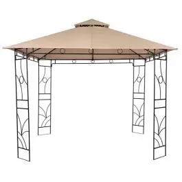 Metalna gazebo tenda Panama sa duplim krovom