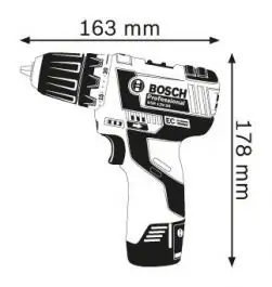 Akumulatorska bušilica-odvrtač GSR 12V-20 Professional Bosch