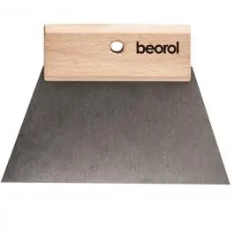 Gleterica čelična za keramičare ravna 180mm BEOROL