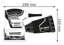 Oscilaciona brusilica GSS 140-1 A Professional Bosch