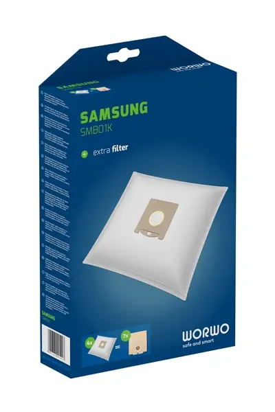 Kese za usisivač 4kom + filter LG, SAMSUNG SBMB01K Worwo