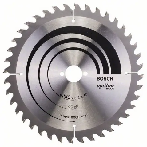 List testere za drvo Optiline 305 x 30 x 2,5 mm, 60z BOSCH