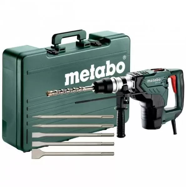 Elektro-pneumatski kombinovani čekić SDS-MAX KH 5-40 Metabo + 5 kom špic-sekač
