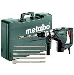 Elektro-pneumatski kombinovani čekić SDS-MAX KH 5-40 Metabo + 5 kom špic-sekač