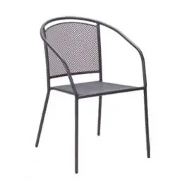 Baštenska garnitura ARKO sto + 4 stolice sive