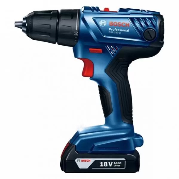 Akumulatorska vibraciona bušilica-odvrtač GSR 180-Li, 2x2Ah Bosch - proizvod na akciji