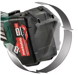 Akumulatorska ugaona brusilica sa 3 baterije W 18 LTX 125 Quick set Metabo
