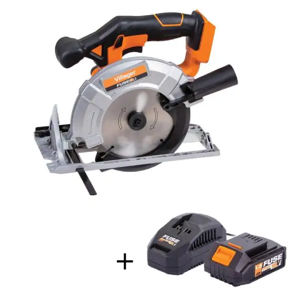 Akumulatorski ručni cirkular Fuse VLN 1620 Villager + GRATIS baterija 1.5Ah + punjač 2.4A - proizvod na akciji