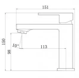 Quadro slavina-baterija za lavabo ST2532 Diplon