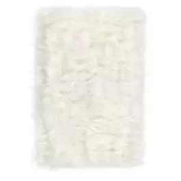 Tepih veštačka jagnjeća koža HORN 60x90 bela