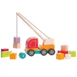 Cubica drveni kamion kran