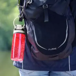 Leifheit flaša za piće tritan flip 550ml crvena