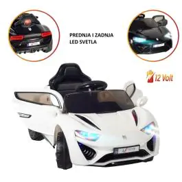 Auto Jagor na akumulator za decu beli 12V R/C