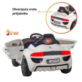 Auto Jagor na akumulator za decu beli 12V R/C