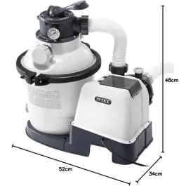Intex Peščana pumpa za bazen XTR 5.49 m