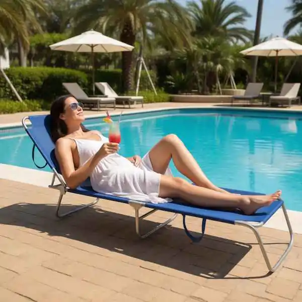 Sklopiva ležaljka 188x55x24 cm
