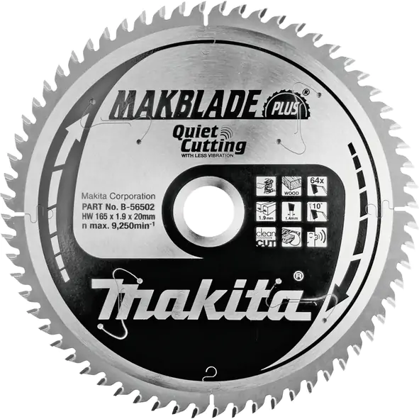 Makita list testere za drvo 165x20x64z (AC/DC) B-56502
