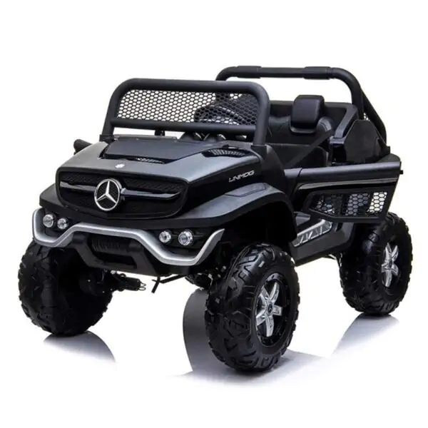 Dečiji auto na akumulator UNIMOG 291 crni - proizvod na akciji