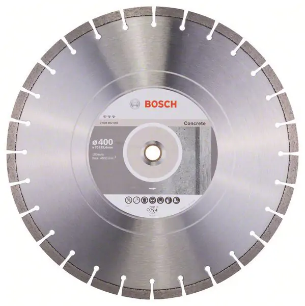 Bosch Dijamantska rezna ploča Best for Concrete 2608602659, 400 x 20,00 + 25,40 x 3,2 x 12 mm - proizvod na akciji