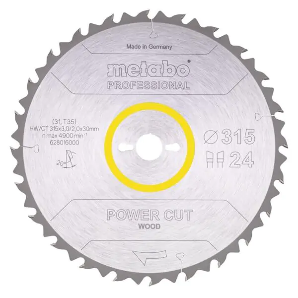 Metabo kružna testera za drvo POWER CUT WOOD - PROFESSIONAL HW/CT 190x30x48z