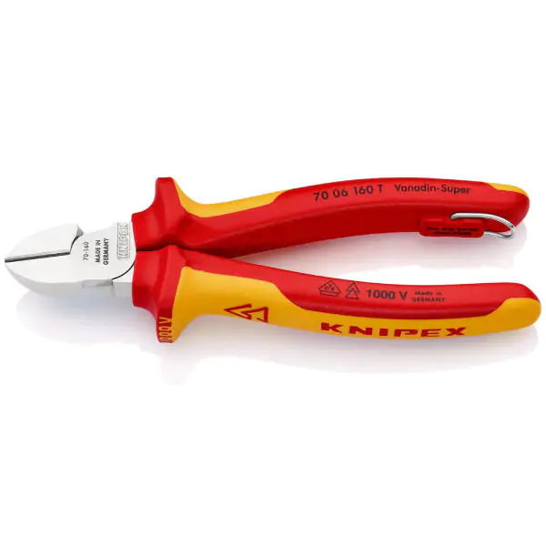 Knipex 70 06 160 T BK Bočne sečice izolovana, VDE, hromirana 160 mm - proizvod na akciji