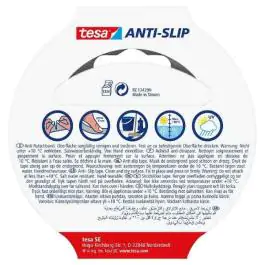 Antiklizna traka za podove - crna 25mm - 5m Tesa