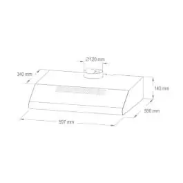 Aspirator HURRICANE crni 200W Home