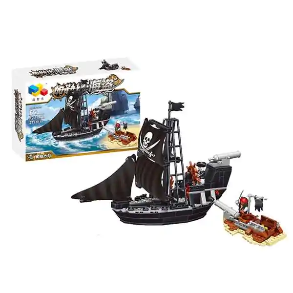 Igračka kocke piratski brod