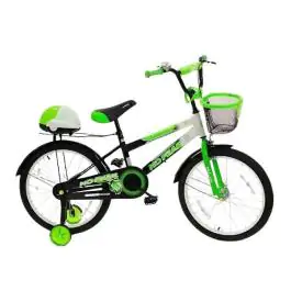 Dečiji bicikl sa pomoćnim točkovima No fear 721-20" zeleni