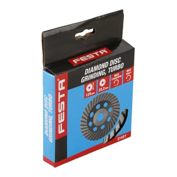 Brusni disk za kamen dijamantski 125x22.23mm Festa