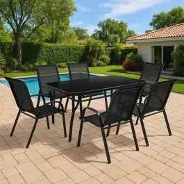 Baštenski set sto sa 6 stolica Benidorm