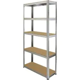 Metalna polica 5 nivoa 5x175kg 180x90x40 cm