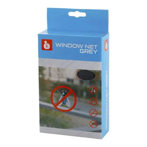 Samolepiva mreža protiv insekata 130x150 siva LEVIOR