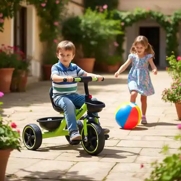 Tricikl za decu TS-366 zeleni - proizvod na akciji