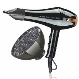 Fen za kosu sa difuzerom za lokne 1800W crni HEHD-180.013A Haeger