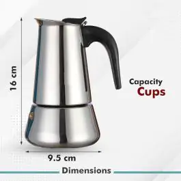 Džezva za espreso kafu 200ml MR1660-4 Maestro
