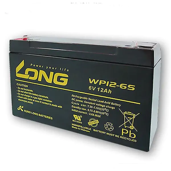 Baterija-akumulator Long WP12-6S 6V 12Ah Kung Long