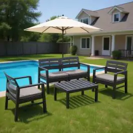 Baštenski set sa jastucima - Java