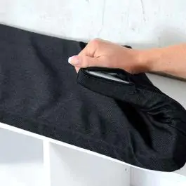 Drveni cipelarnik sa jastukom crveni103X48X29,5cm KESPER KSP159283